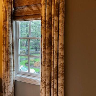 Silk Drapes multiple windows