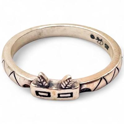 925 Sterling Silver Ring with Native American Motif Size 7