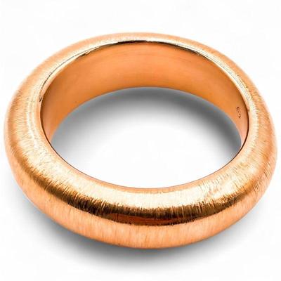 14K Polished Rose Gold Bangle