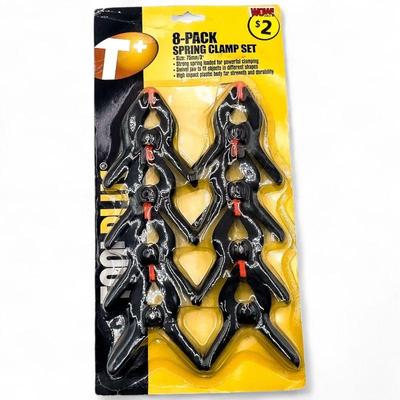 8-Pack Spring Clamp Set
