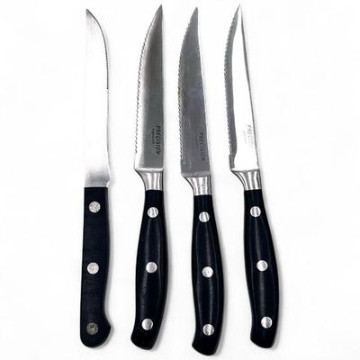 Lot of Four Stainless Steel Steak Knives