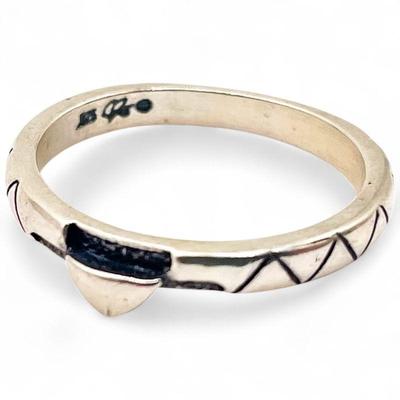 Sterling Silver Navajo Ring Size 7