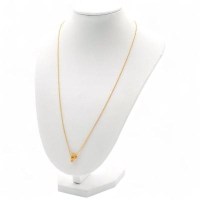 JCM 925 Sterling Silver Gold-Tone Monogram "P" Necklace