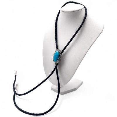 Western Cowboy Leather Bolo Tie