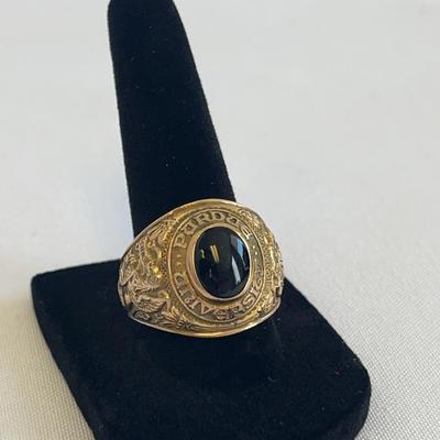 Balfour 10k Marked Gold Ring- Purdue University