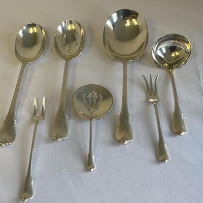 Wallace Sterling Silver Grand Colonial Flatware 