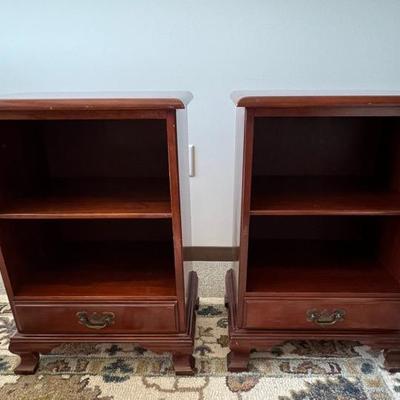 2 Cherry Side Tables (made in NY)