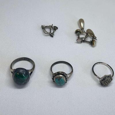 Silver Jewelry .750-.925 Marked & Unmarked
