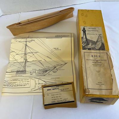 Vintage “Model Shipways” Model Sailing Vessel 