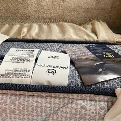 queen bed deep serta perfect sleeper, charlotte euro top