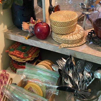 silverware decoratives, and more