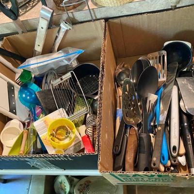 kitchen utensils of every shape and size