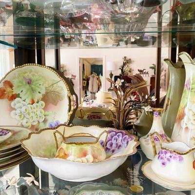 gorgeous hand painted royal doulton serving pieces