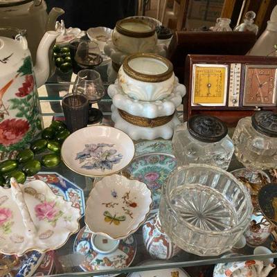 hand painted bowls and other treasures