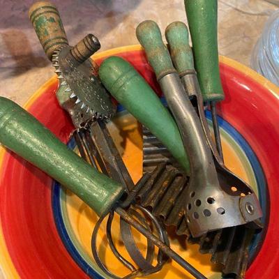 vintage cooking items