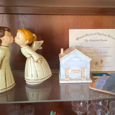 Vintage Musical Angels and Music box 200 Anniversary of Mother of American Meth.Church