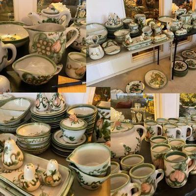 John B. Taylor ceramics, hand made, over 200 pieces