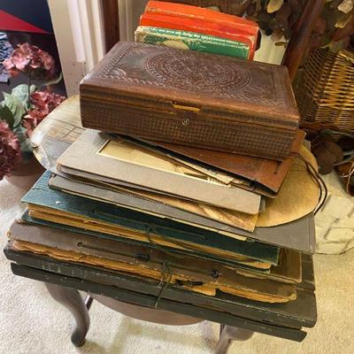 old black white memorabilia and documentation