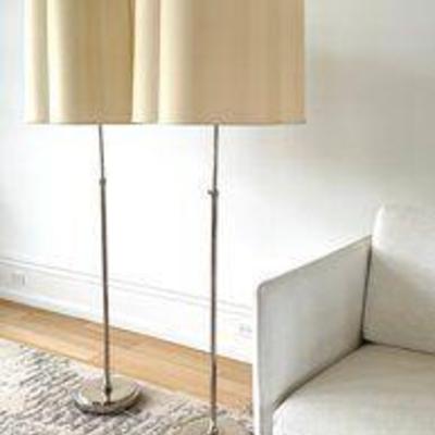 Barbara Barry pair floor lamps