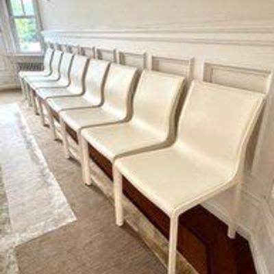 Interlude chairs /set of 8 mint condition 