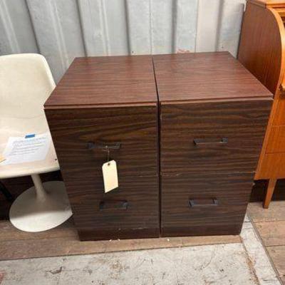 #7504 • (2) Filing Cabinets
