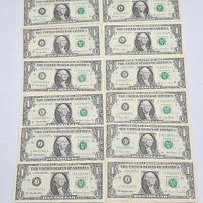 #1544 • (15) $1 Bills
