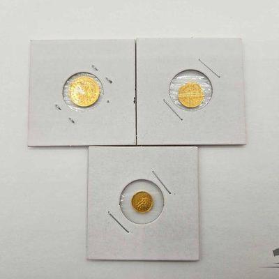 #1200 • (3) 1909 Alaska Gold Alaska-Yukon-Pacific Exposition

