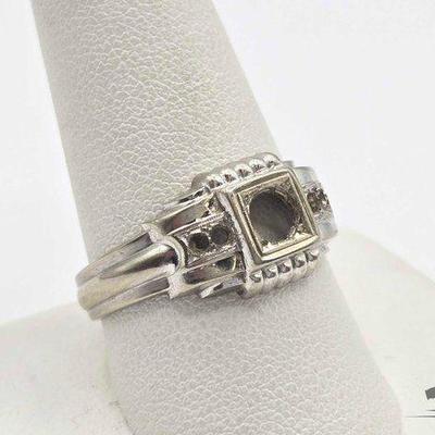 #720 • 14k White Gold Ring, 5.5g
