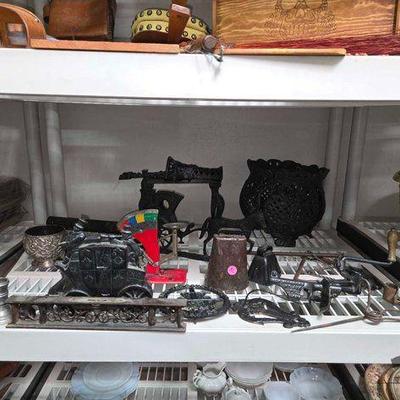 #2320 • Cast Iron and Metal Decor
