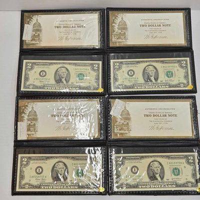 #1502 • (4) 2003 Uncirculated Two Dollar Notes
