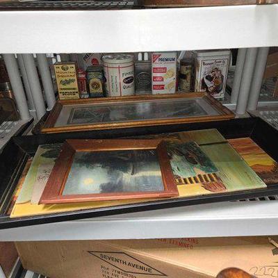 #2224 • (5) Paintings and (1) Framed Photo
