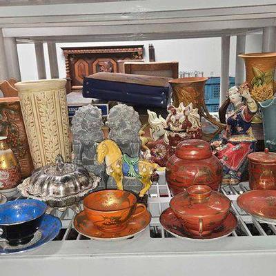 #2294 • Asian Style Tea Cups, Vases & More
