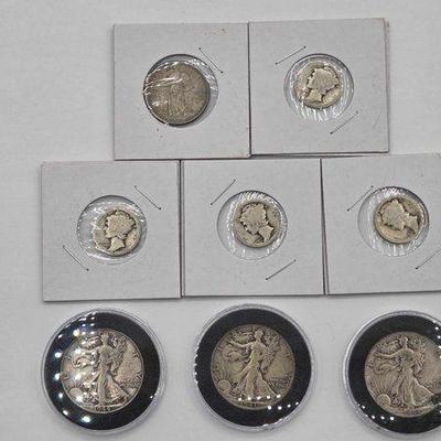 #1402 • (8) 90% Silver Coins

