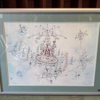 #6006 • Framed Print By Frederick Rowland Emett
