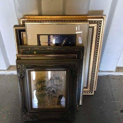 #5038 • (7) Framed Pieces Artwork & Photos
