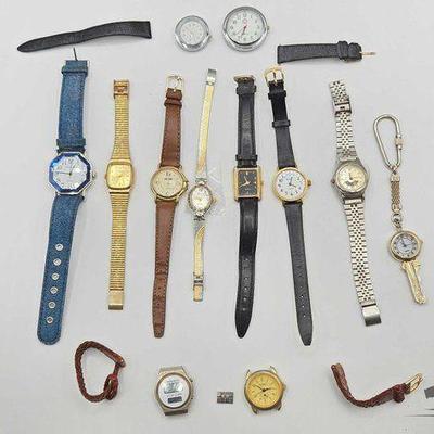 #1084 • (12) Wristwatches & Parts
