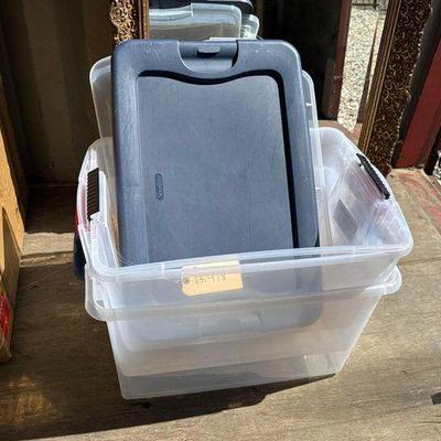 #13918 • 3 Totes with Lids

