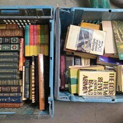 #2104 • (2) Totes of Books Approx (40) Books
