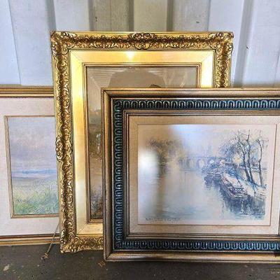 #5044 • (3) Framed Artwork Peices
