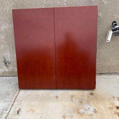 #2716 • White Board Cabinet

