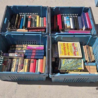 #2102 • (4) Totes of Books Approx (84)
