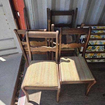 #4900 • Set of Wooden Chairs
