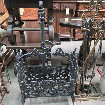 #2080 • Fire Place Tools, Caddy & More
