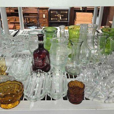 #2276 • Glass Decanter, Goblets & More
