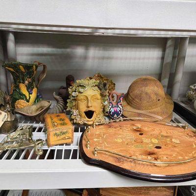 #2316 • Pitcher, Tray, Hats, Vases and More
