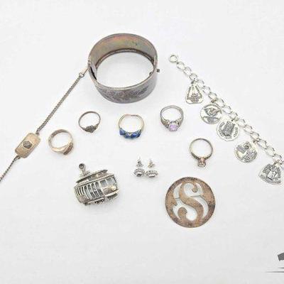 #910 • Sterling Silver Rings, Bracelets & More, 116.3g
