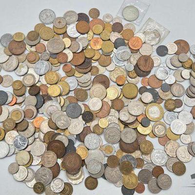 #1752 • Over (50) Foreign Currency Coins
