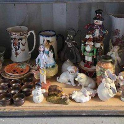 #5506 • Figurines, Vases, Plates, Ash Trays, Jars & More
