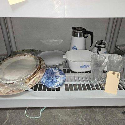#2330 • Glass Cups, Trays, Bowls and Pitchers
