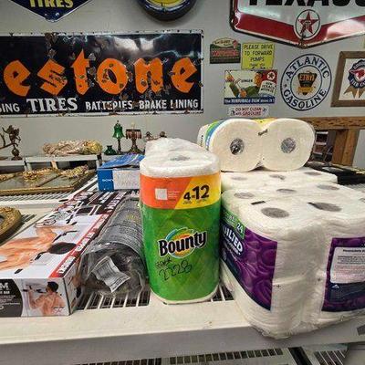 #2228 • Toilet Paper, Paper Towels, Trash Bags & Iron Gym

